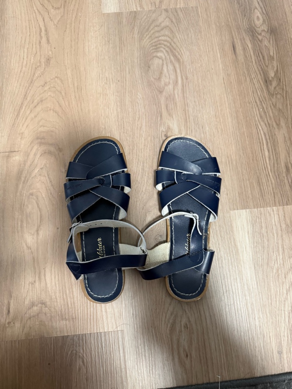 Salt Water Sandals Navy Blue size 7